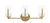 Toltec Lighting - 4513-NAB-541 - Three Light Bath Bar - Atlas - New Age Brass