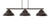 Toltec Lighting - 4523-DG-428 - Three Light Bar - Atlas - Dark Granite