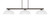 Toltec Lighting - 4523-DG-540 - Three Light Bar - Atlas - Dark Granite