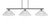 Toltec Lighting - 4523-GP-2162 - Three Light Bar - Atlas - Graphite