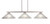 Toltec Lighting - 4523-GP-711 - Three Light Island Pendant - Atlas - Graphite