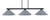 Toltec Lighting - 4523-MB-4012 - Three Light Island Pendant - Atlas - Matte Black