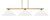 Toltec Lighting - 4523-NAB-318 - Three Light Bar - Atlas - New Age Brass