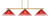Toltec Lighting - 4523-NAB-716 - Three Light Bar - Atlas - New Age Brass