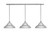 Toltec Lighting - 48-BN-429-BN - Three Light Linear Pendalier - Stem - Brushed Nickel