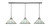 Toltec Lighting - 48-BN-912 - Three Light Multi Light Pendant - Any - Brushed Nickel