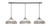 Toltec Lighting - 48-BN-948 - Three Light Multi Light Pendant - Any - Brushed Nickel