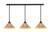 Toltec Lighting - 48-DG-718 - Three Light Multi Light Pendant - Any - Dark Granite