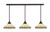 Toltec Lighting - 48-DG-964 - Three Light Multi Light Pendant - Any - Dark Granite