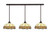 Toltec Lighting - 48-DG-997 - Three Light Multi Light Pendant - Any - Dark Granite