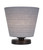Toltec Lighting - 51-DG-4082 - One Light Table Lamp - Luna - Dark Granite