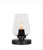 Toltec Lighting - 51-MB-210 - One Light Table Lamp - Luna - Matte Black