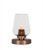 Toltec Lighting - 51-NAB-210 - One Light Table Lamp - Luna - New Age Brass