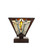 Toltec Lighting - 52-DG-9596 - One Light Table Lamp - Luna - Dark Granite