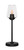Toltec Lighting - 53-MB-210 - One Light Table Lamp - Luna - Matte Black