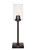 Toltec Lighting - 54-DG-530 - One Light Table Lamp - Luna - Dark Granite