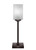 Toltec Lighting - 54-DG-531 - One Light Table Lamp - Luna - Dark Granite