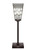 Toltec Lighting - 54-DG-9104 - One Light Table Lamp - Luna - Dark Granite