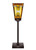 Toltec Lighting - 54-DG-9864 - One Light Table Lamp - Luna - Dark Granite