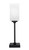 Toltec Lighting - 54-MB-541 - One Light Table Lamp - Luna - Matte Black