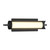 George Kovacs - P1551-66A-L - LED Wall Mount - Trizay - Coal Black