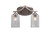 Toltec Lighting - 552-GP-3002 - Two Light Bath Bar - Zilo - Graphite