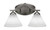 Toltec Lighting - 552-GP-312 - Two Light Bath Bar - Zilo - Graphite