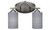 Toltec Lighting - 552-GP-4062 - Two Light Bath Bar - Zilo - Graphite