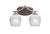 Toltec Lighting - 552-GP-4811 - Two Light Bath Bar - Zilo - Graphite