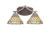Toltec Lighting - 552-GP-9415 - Two Light Bath Bar - Zilo - Graphite
