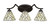 Toltec Lighting - 553-DG-9115 - Three Light Bath Bar - Zilo - Dark Granite