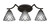 Toltec Lighting - 553-DG-9185 - Three Light Bath Bar - Zilo - Dark Granite