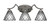 Toltec Lighting - 553-GP-9185 - Three Light Bath Bar - Zilo - Graphite