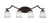 Toltec Lighting - 554-DG-460 - Four Light Bath Bar - Zilo - Dark Granite