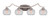 Toltec Lighting - 554-GP-202 - Four Light Bath Bar - Zilo - Graphite