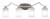 Toltec Lighting - 554-GP-3001 - Four Light Bath Bar - Zilo - Graphite