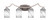 Toltec Lighting - 554-GP-3009 - Four Light Bath Bar - Zilo - Graphite