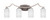 Toltec Lighting - 554-GP-4061 - Four Light Bath Bar - Zilo - Graphite