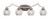 Toltec Lighting - 554-GP-4102 - Four Light Bath Bar - Zilo - Graphite