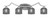 Toltec Lighting - 554-GP-4612 - Four Light Bath Bar - Zilo - Graphite