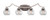Toltec Lighting - 554-GP-5110 - Four Light Bath Bar - Zilo - Graphite