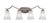 Toltec Lighting - 554-GP-729 - Four Light Bath Bar - Zilo - Graphite