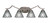 Toltec Lighting - 554-GP-9185 - Four Light Bath Bar - Zilo - Graphite