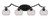 Toltec Lighting - 554-MB-202 - Four Light Bath Bar - Zilo - Matte Black