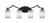 Toltec Lighting - 554-MB-300 - Four Light Bath Bar - Zilo - Matte Black