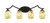 Toltec Lighting - 554-MB-406 - Four Light Bath Bar - Zilo - Matte Black