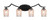 Toltec Lighting - 554-MB-4253 - Four Light Bath Bar - Zilo - Matte Black