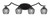 Toltec Lighting - 554-MB-4602 - Four Light Bath Bar - Zilo - Matte Black