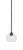 Toltec Lighting - 560-DG-202 - One Light Mini Pendant - Zilo - Dark Granite