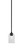 Toltec Lighting - 560-MB-3002 - One Light Mini Pendant - Zilo - Matte Black